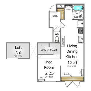 Rails View house【1階】の間取り