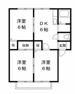 サンライズ・サンビレッジC【2階】の間取り