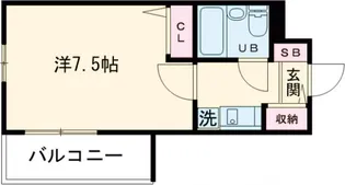 ライオンズマンション府中桜通り【4階】の間取り