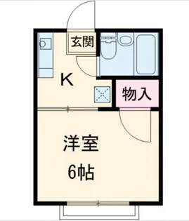 パピルス【202号室】の間取り