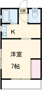 宝住荘【102号室】の間取り