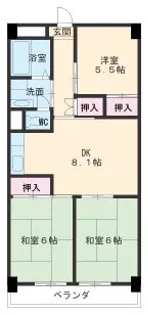 グランドハイツカトレア【3階】の間取り