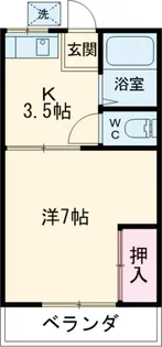 百草ハイツ【2階】の間取り