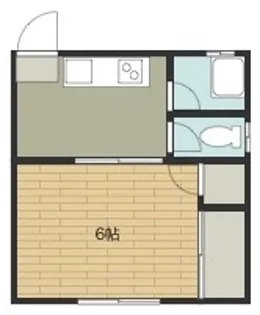 OCHIAI APART【202号室】の間取り