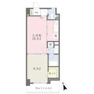 さくらHills桜本町EAST【502号室】の間取り