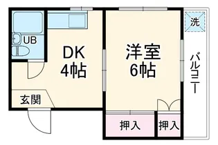 コーポラスM1【202号室】の間取り