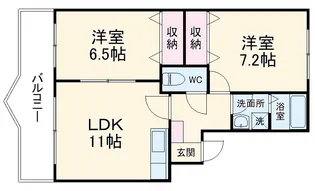 アベリア津島【3階】の間取り