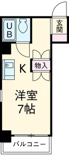 アイリス35【2C号室】の間取り