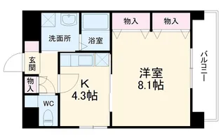 メゾン ドゥ 城北【103号室】の間取り