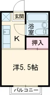 美樹ハイツ【2階】の間取り