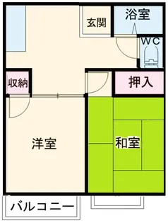 メゾンウッドベル【204号室】の間取り