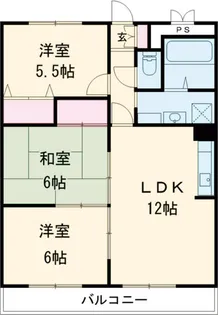 ベルメゾン小鳥弐番館【104号室】の間取り
