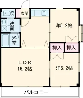 オアシス【401号室】の間取り