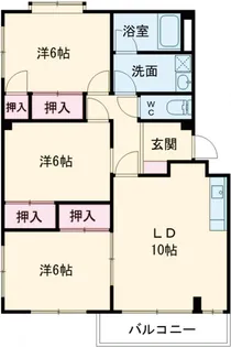 第2ロイヤルマンション【402号室】の間取り
