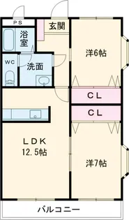 グランドカメリア・Ⅰ【101号室】の間取り