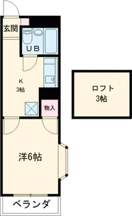 シティーパレスカメリアⅠ【207号室】の間取り