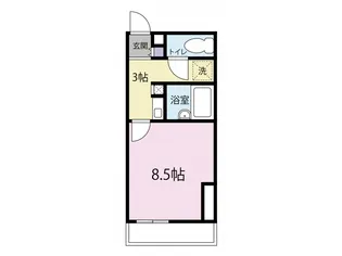 アーバンおもろ【101号室】の間取り