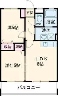 アルメール【4階】の間取り
