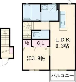 Grand Field 中高津【2階】の間取り