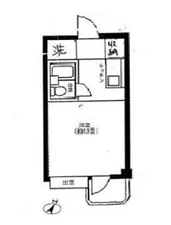 池尻網野レジデンス【3階】の間取り