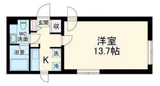 ミューズコート【2階】の間取り