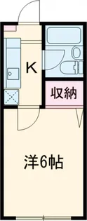 ハイツ土方A【2階】の間取り