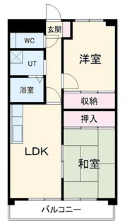 ヴィラジュリア【2A号室】の間取り