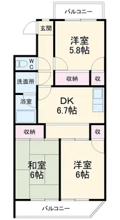 メゾンN&T【1階】の間取り