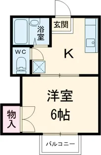 タウニィフルタ【203号室】の間取り