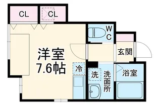 T‘sテラス市川【1階】の間取り