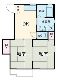 コーポラス・ベル【1階】の間取り