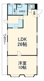 レジデンスビルホソノ【3階】の間取り