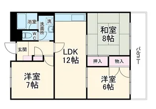 アパルトマン北千里【00404号室】の間取り
