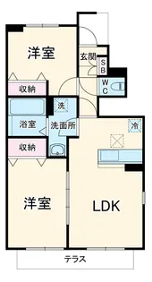 Amour RITA【1階】の間取り