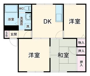 サニーコートC【2階】の間取り