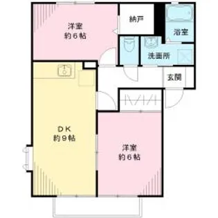 クレストコート A【1階】の間取り