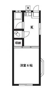 メゾン落合【1階】の間取り