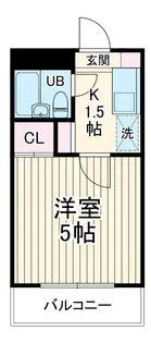 リバーサイド日吉【3階】の間取り