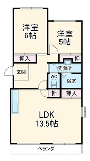 アメニティ飯野【1階】の間取り