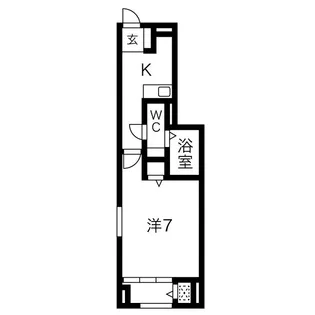 A la del ciero Ⅱ【1階】の間取り