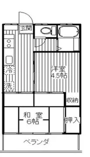 メゾン丘【102号室】の間取り
