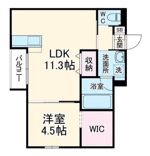 Lull【3階】の間取り