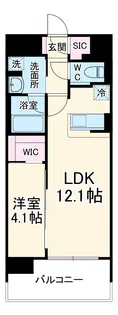 SLR東岡崎駅前【702号室】の間取り