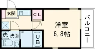 レピュア北千住レジデンスⅢ【5階】の間取り