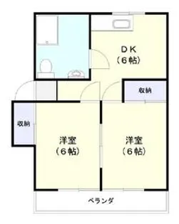 第1池田マンション【05030号室】の間取り