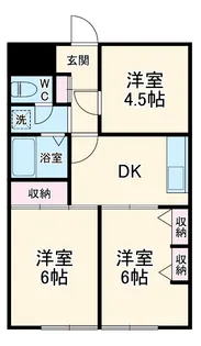 ブループランツ【2階】の間取り