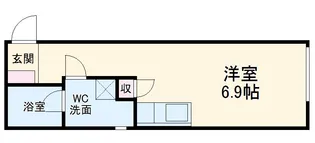 Pre cher 浄心【101号室】の間取り