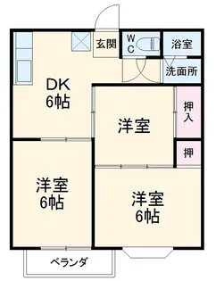グリーンピア上野C【202号室】の間取り