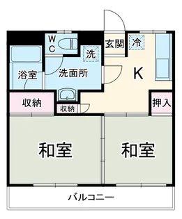 芦山ビル【402号室】の間取り