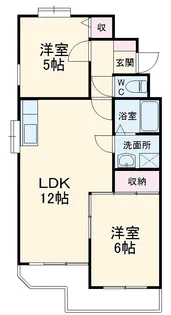 ロイヤル浅野【1階】の間取り